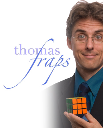 Thomas Fraps ist professioneller Zauberkünstler und Erwachsener.